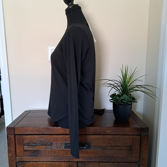 ❤️ Sage Collective Active Top Black Women's Small Long Sleeve Tee Workout - Picture 5 of 9